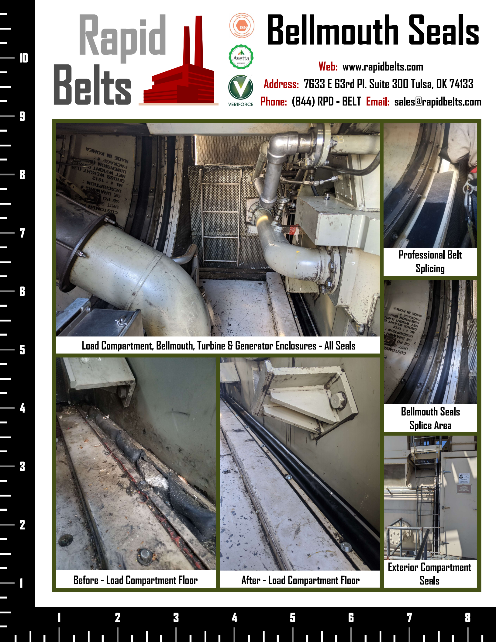 Bellmouth and Compartment Seals